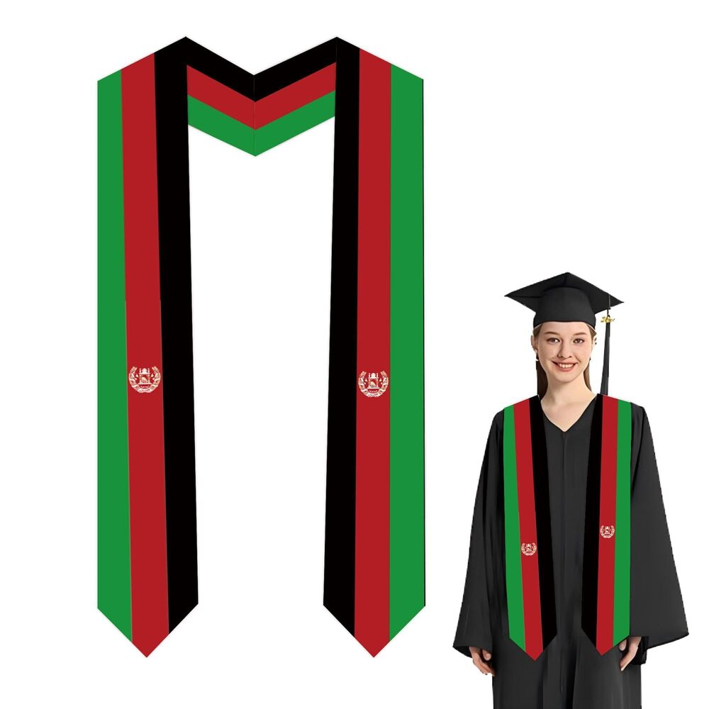 8813 National Flag Graduation Stole,Graduation Sash Class of 2025 for Study